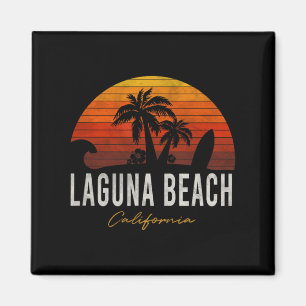 Laguna Beach California Palms Vacation Surf Sundow Magnet