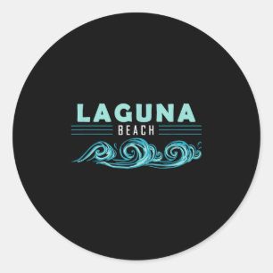 Laguna Beach California Souvenir Classic Round Sticker
