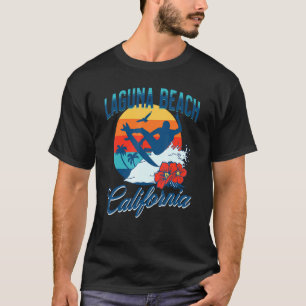 Laguna Beach California Surf Summer Vacation Vinta T-Shirt