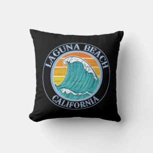 Laguna Beach California Throw Pillow