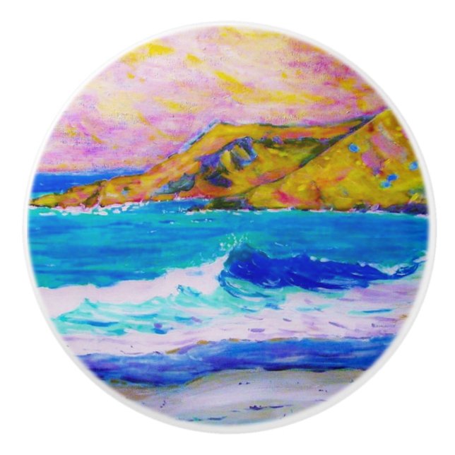 Laguna Beach Ceramic Knob (Front)