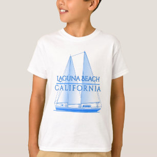 Laguna Beach Coastal Nautical Sailing Sailor T-Shirt