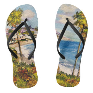 Laguna Beach Coastal, Pair of Flip Flops