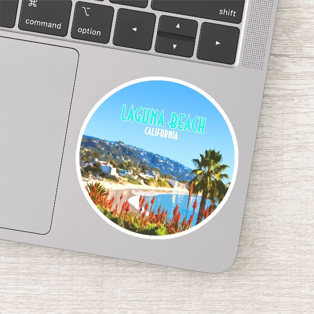 Laguna Beach Orange County California Vintage (Detail)