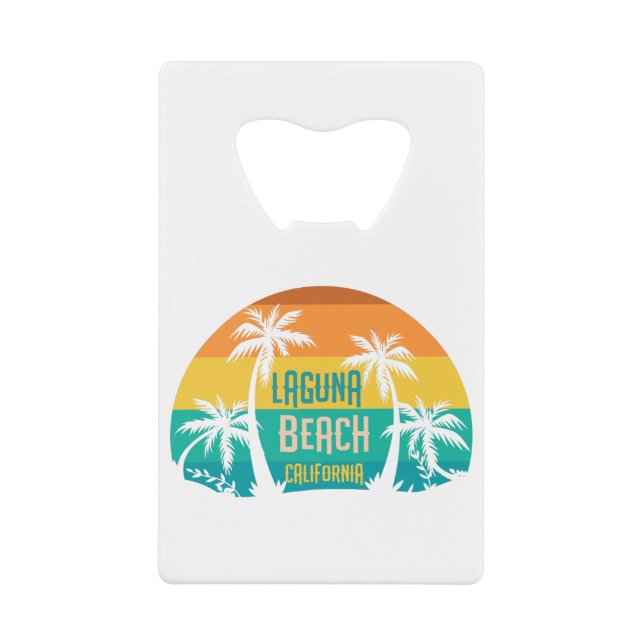 Laguna Beach Retro Credit Card Bottle Opener (Front)