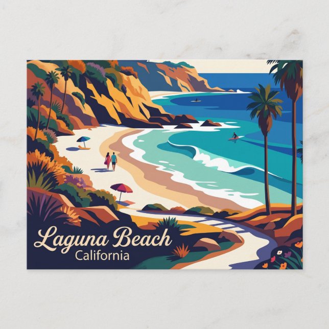 Laguna Beach USA Postcard (Front)