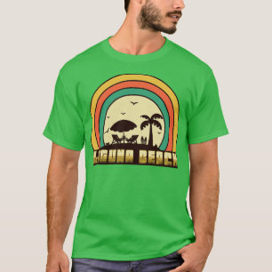 Laguna Beach Vintage Retro Sunset Style T-Shirt