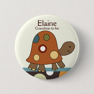 Laguna Turtle NAME TAG Personalized Button