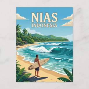 Lagundri Bay Indonesia Postcard