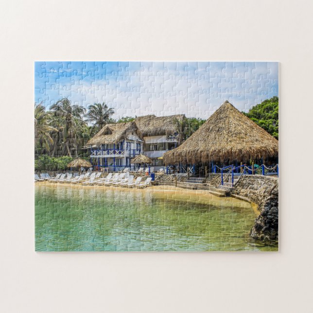 Lagune Beach Sun Island India. Jigsaw Puzzle (Horizontal)