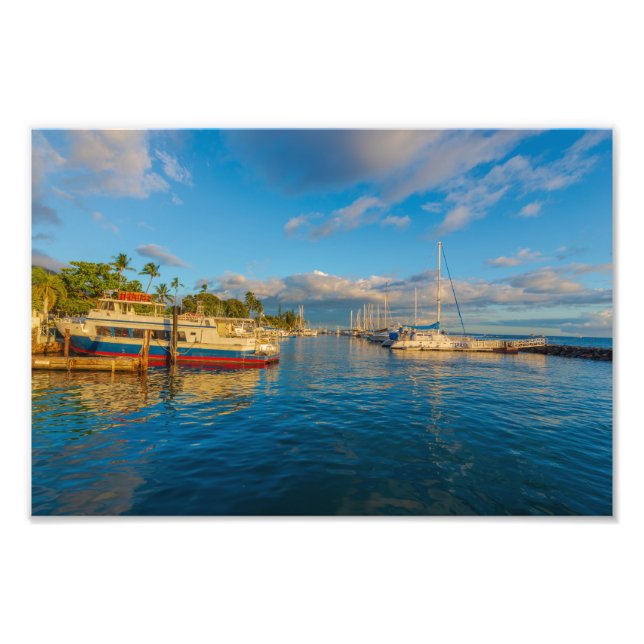 Lahaina Harbour Photo Print (Front)