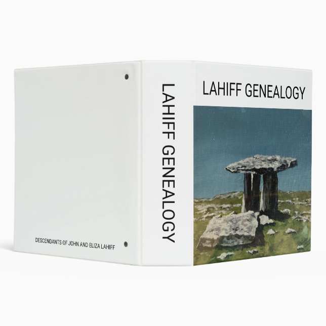 LAHIFF CLASSEUR GÉNÉALOGY (Arrière-plan)