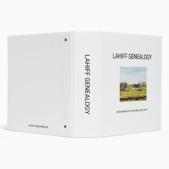 LAHIFF CLASSEUR GÉNÉALOGY (Arrière-plan)