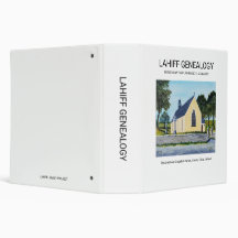 Lahiff Genealogy Binder with St Columba Chapel