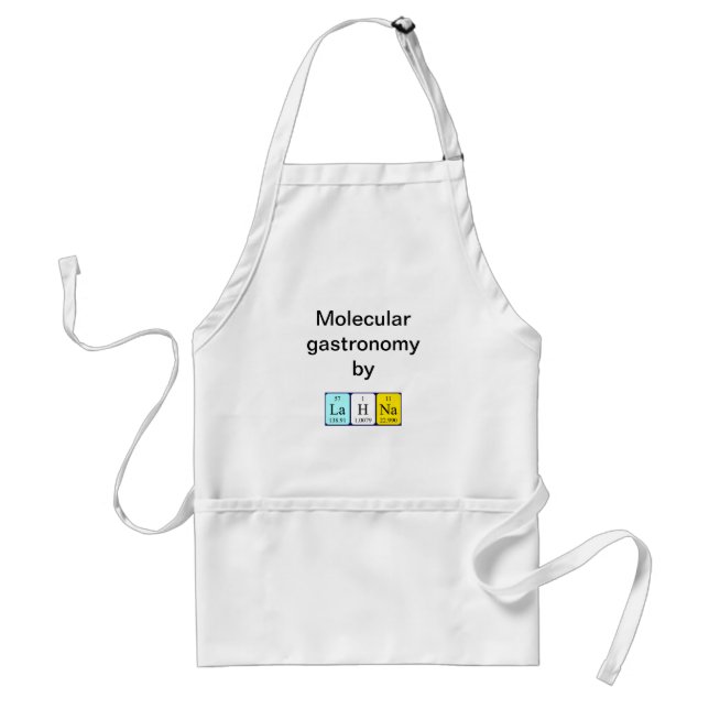 Lahna periodic table name apron (Front)