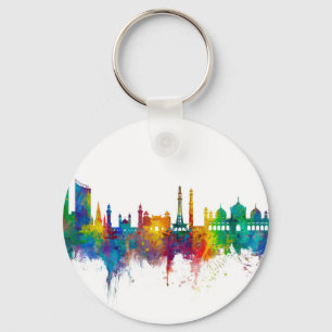 Lahore Pakistan Skyline Keychain
