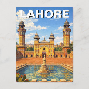 Lahore Pakistan Travel Postcard