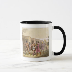 Lahoutan Indians, Canada (colour engraving) Mug