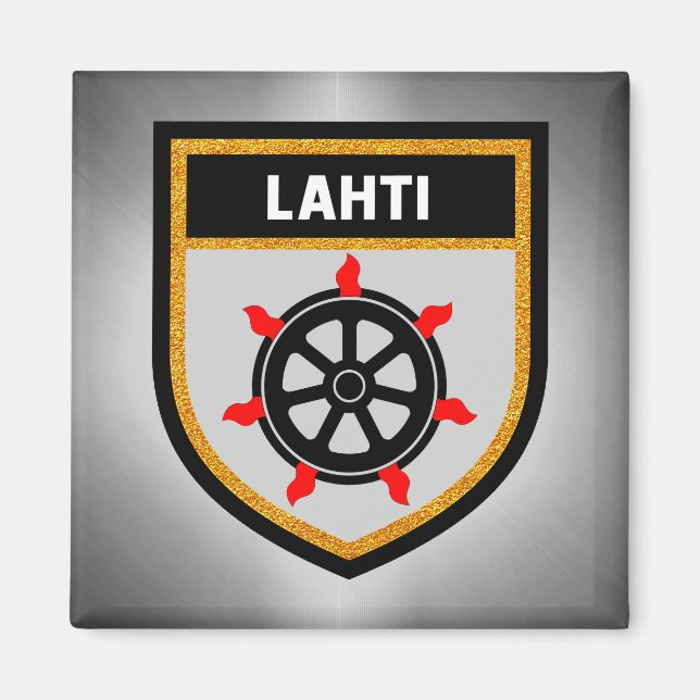 Lahti Flag Magnet (Front)
