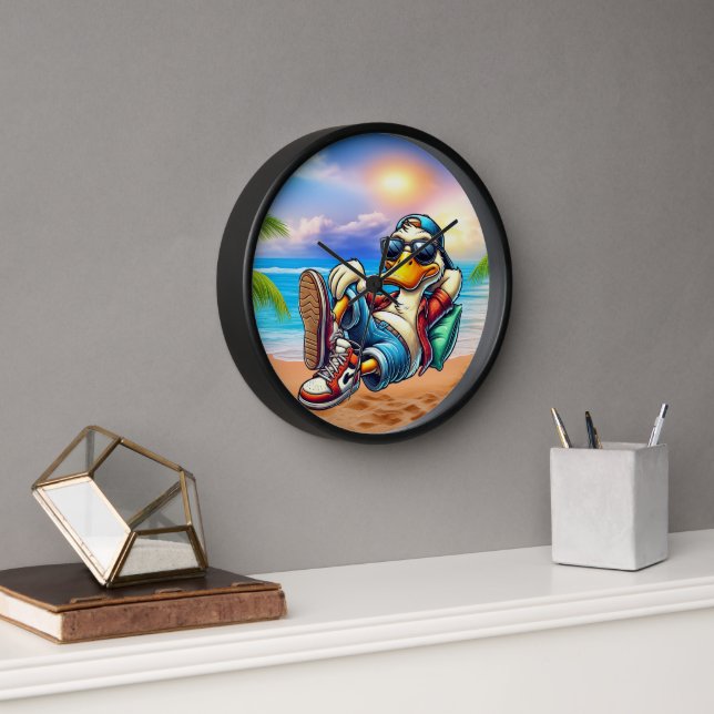 Laid Back Duck Clock (Office)