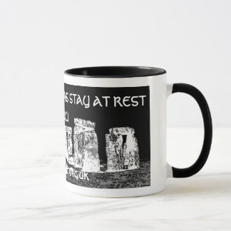LAID TO REST MEANS STAY AT REST MUG