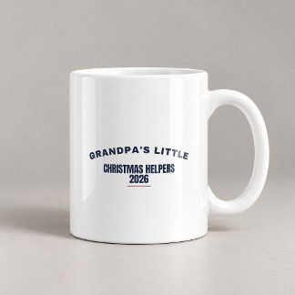 L'aide de Noël de papy 2026 Mug drôle