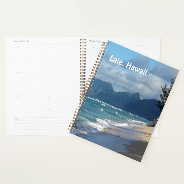 Laie Beach, Hawaii   Planner (Display)