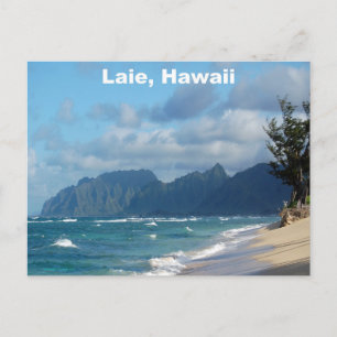 Laie Beach,  Hawaii Postcard