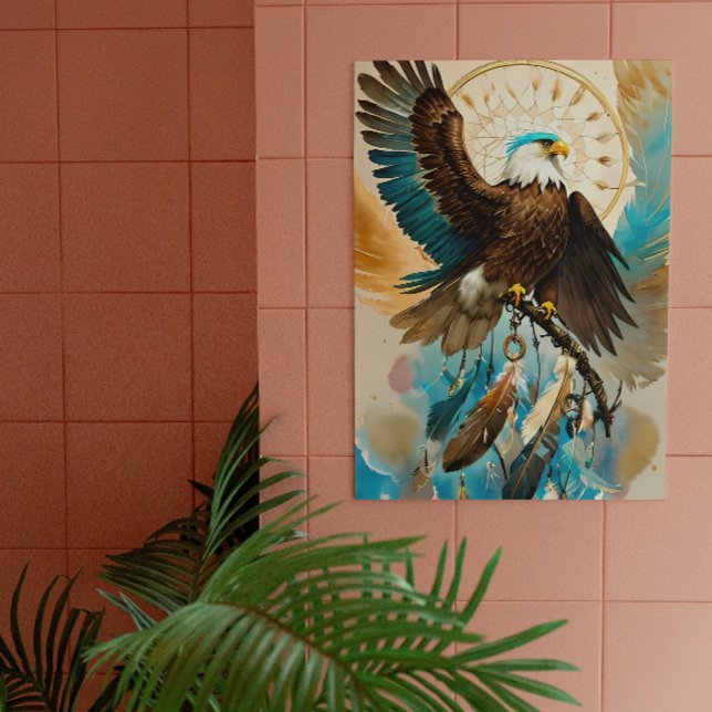 L'aigle Dreamcatcher | Poster de l'Art numérique (Créateur téléchargé)