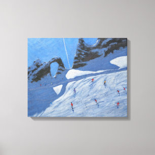 L'aiguille Percee Tignes 2009 Canvas Print