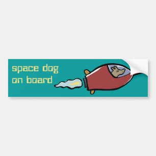 laika customizable bumper sticker