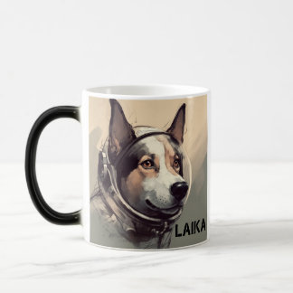 Laika, First Dog In Space Magic Mug