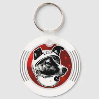 Laika The Space Dog Signal Transmission Keychain