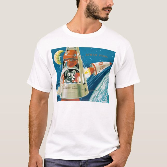 Laika, the space dog. T-Shirt (Front)