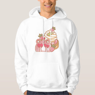 Laila and her Strawberry Parfait Hoodie