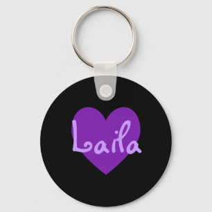 Laila in Purple Keychain