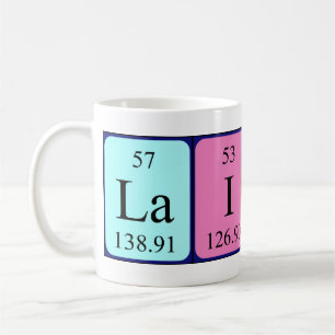 Lailah periodic table name mug