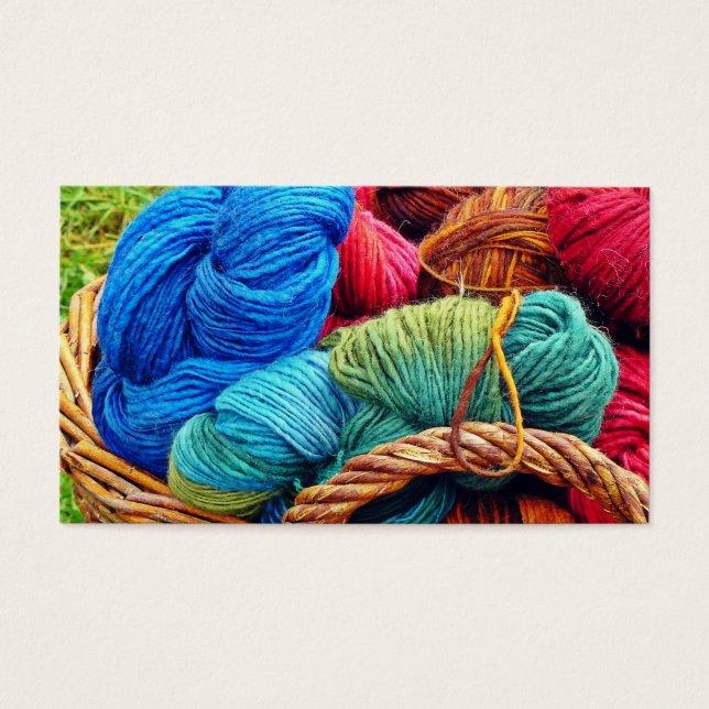 Laine teinte pour Tricot (Devant)