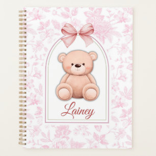 Lainey   Custom Pink Teddy Bear Nursery Design  Planner