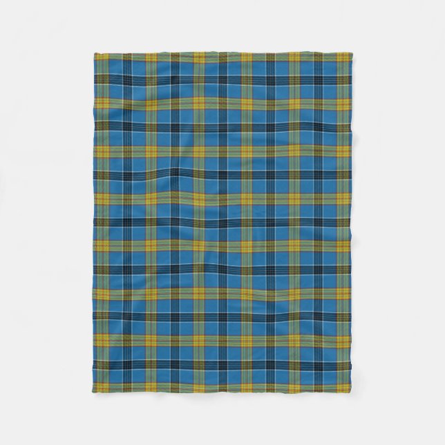 Laing Tartan Fleece Blanket (Front)
