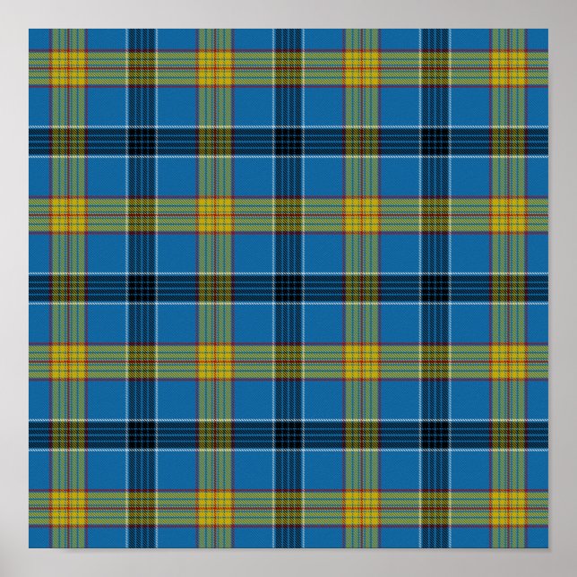 Laing Tartan Poster (Front)