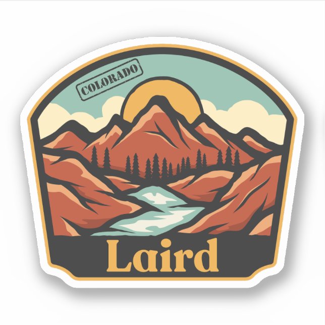 Laird, Colorado Sticker (Front)