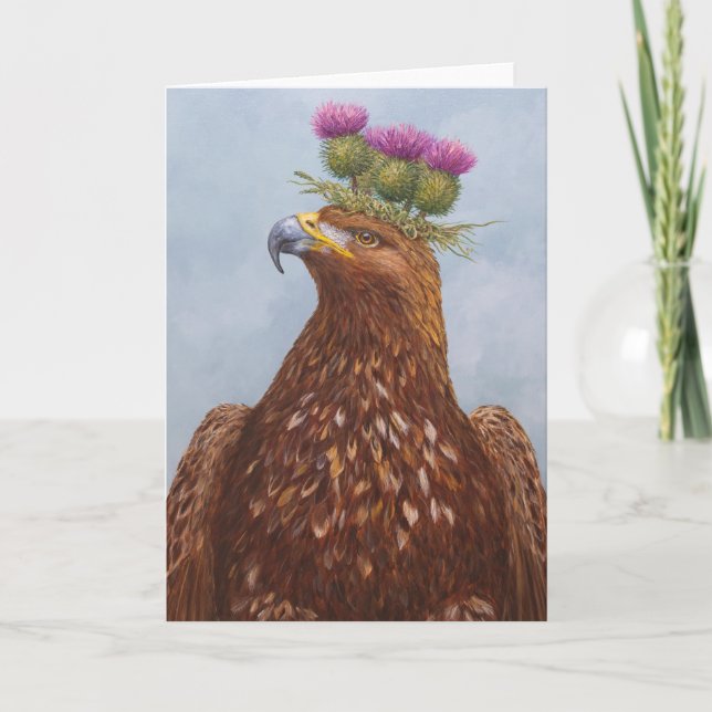 Laird of the highlands greeting card (Front)