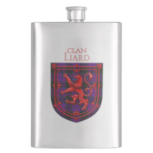 Laird Tartan Scottish Plaid Lion Rampant Hip Flask