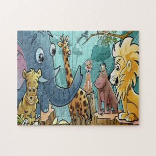 Laisse aller au zoo - puzzle
