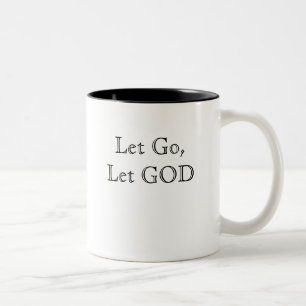 Laissé allez, laissez la tasse d'un DIEU