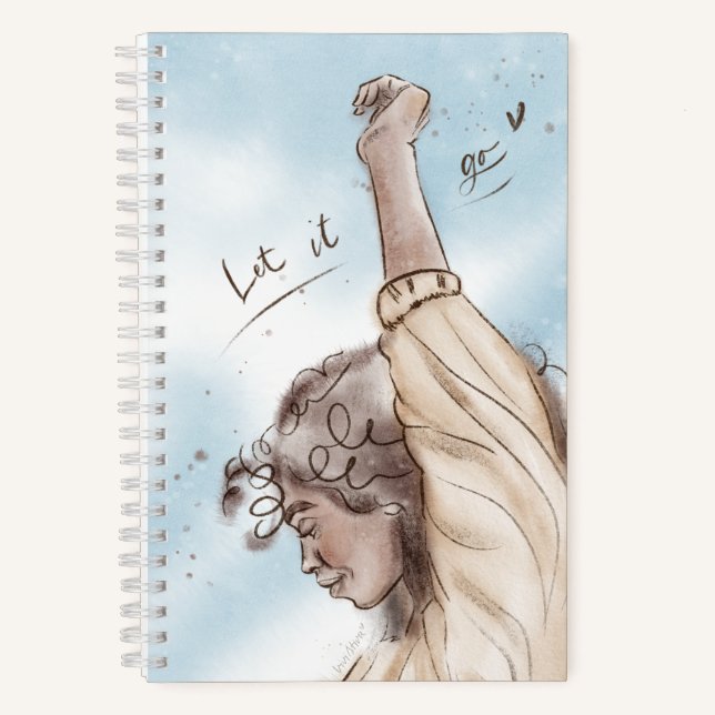Laisse-le Carnet | Ciel bleu femme (Recto)