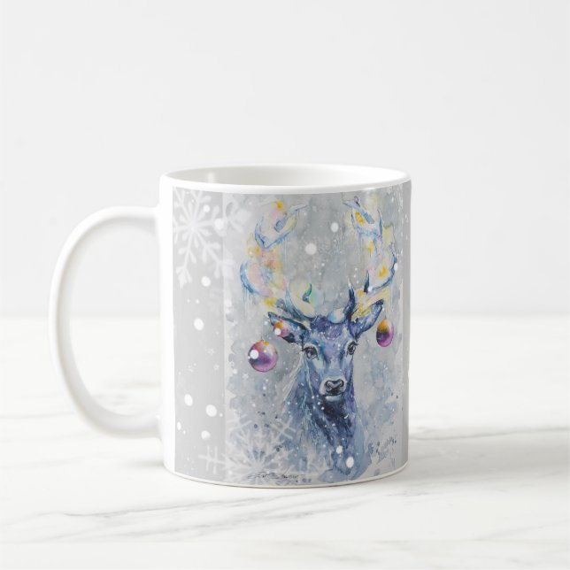 Laisse-le neiger Deer Mug (Gauche)