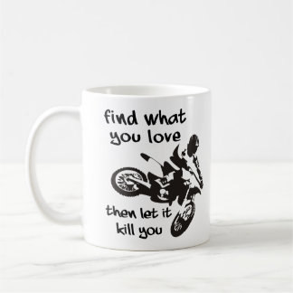Laisse-le te tuer Tasse Motocross Moto tout-terrai