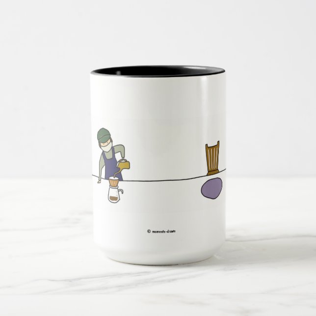 Laisse-moi te faire du café Mug (Centre)